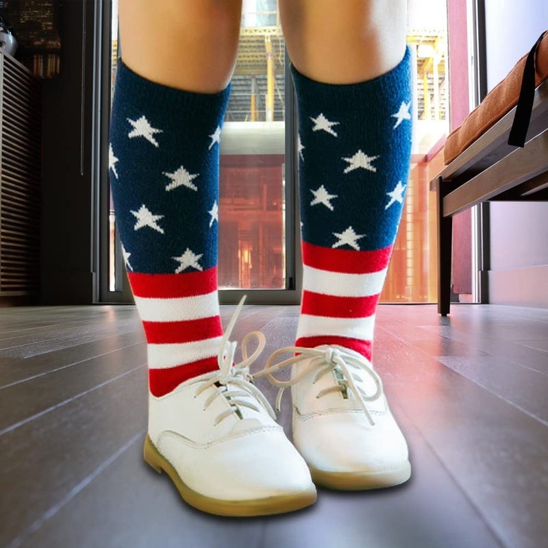 SYIDINZN USA Flag Socks Kids Socks for Boys, Girls, Baby, Toddler & Child (1-3 years) - Image 3